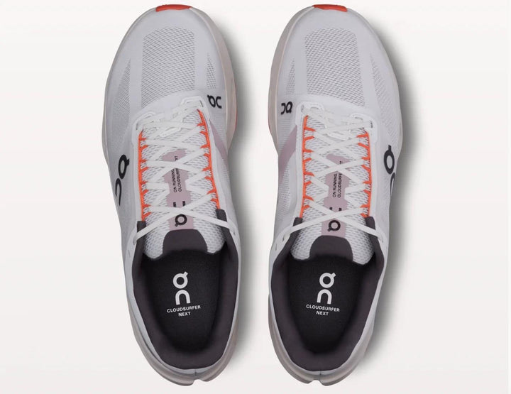 Men's Wide Fit On Cloudsurfer Next Wide Training Shoes - White/Flame in White/Flame - Image 1