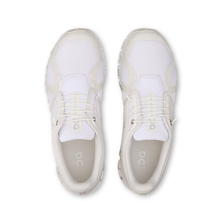 Men's Wide Fit On Cloud 6 Wide Trainers in White/White - Image 1