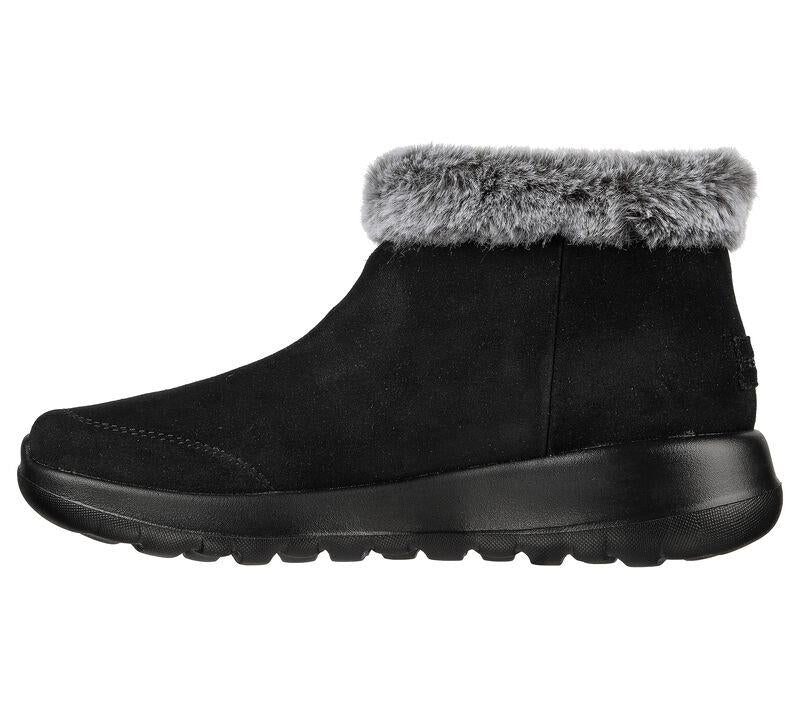 Women's Wide Fit Skechers 144041 On The Go Joy - First Glance Boots in Black/Grey - Image 4