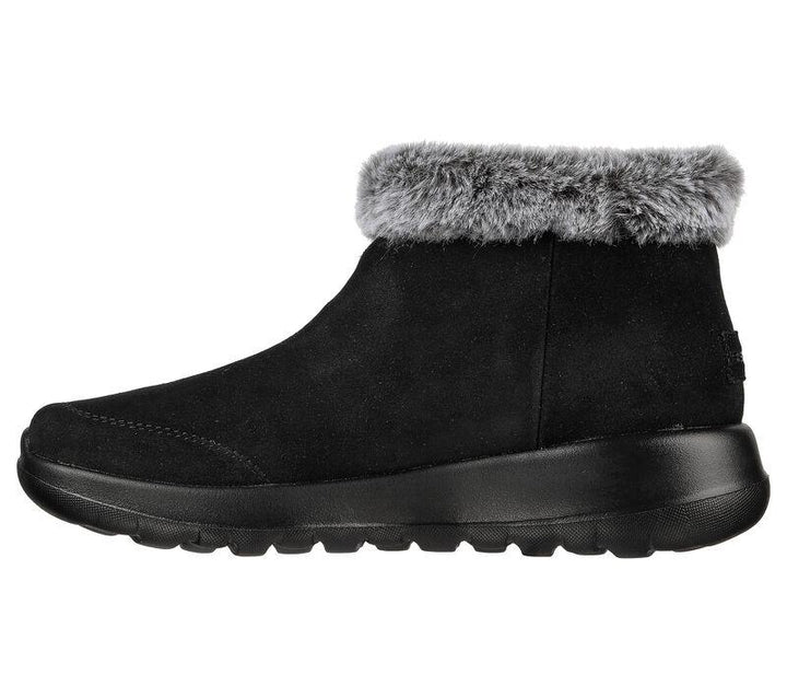 Women's Wide Fit Skechers 144041 On The Go Joy - First Glance Boots in Black/Grey - Image 1