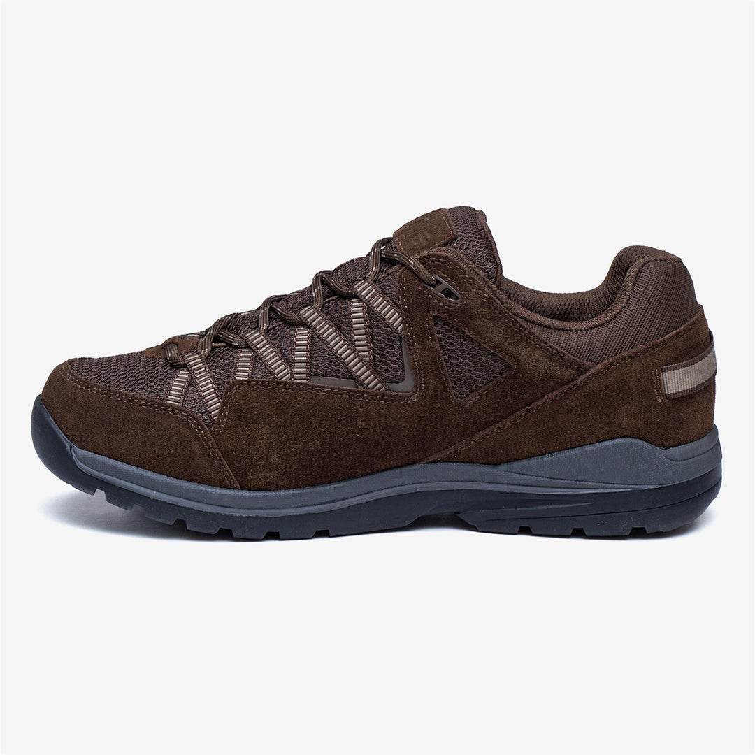 Women's Wide Fit Tredd Well Quest Hiking Waterproof Trainers in Brown - Image 3