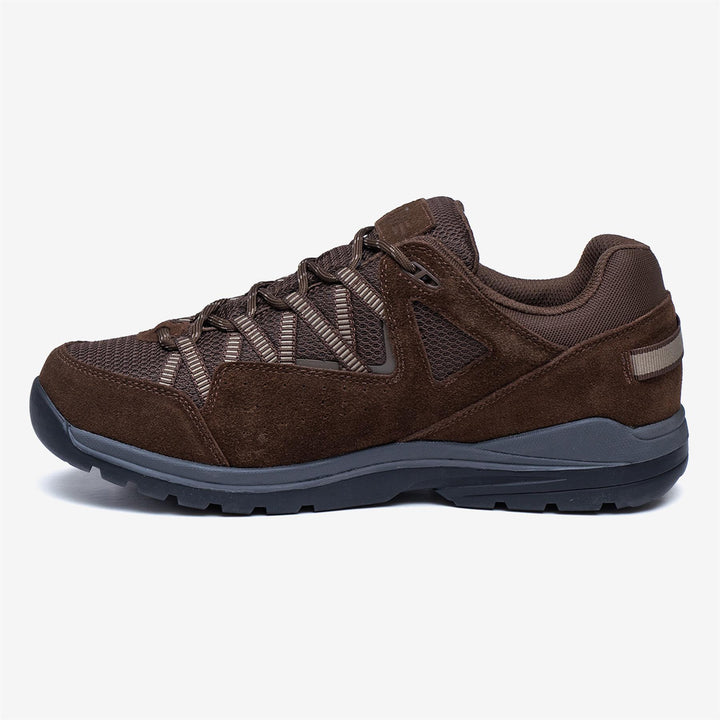 Women's Wide Fit Tredd Well Quest Hiking Waterproof Trainers in Brown - Image 1