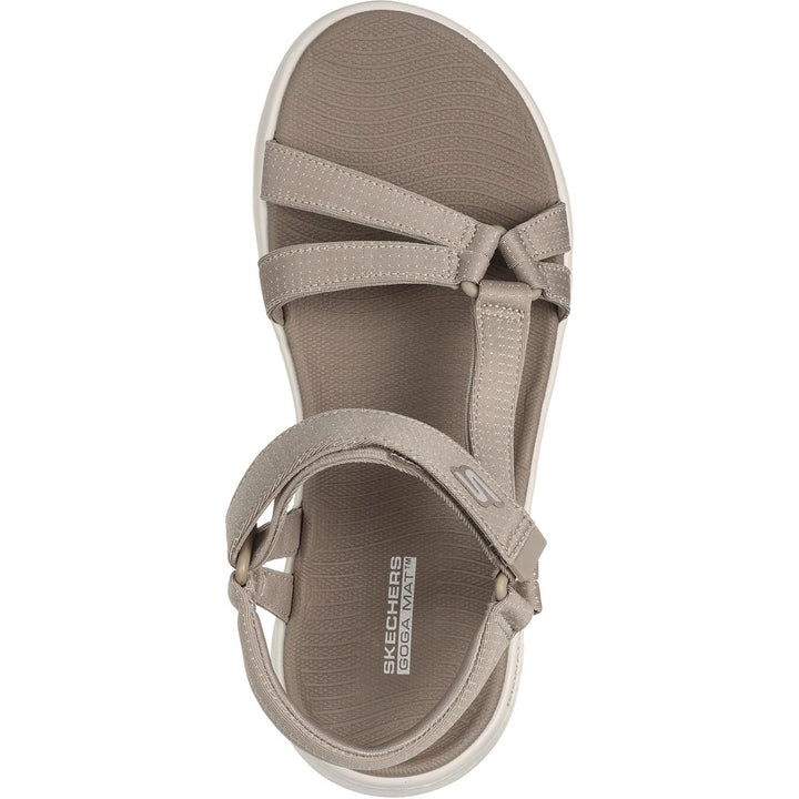 Women's Wide Fit Skechers 141451 Go Walk Flex Sublime Sandals in Navy - Image 1