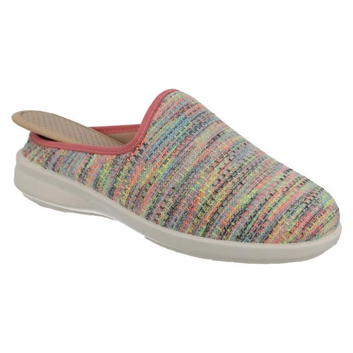 Women's Wide Fit DB Vesper Canvas Shoes in Black Textile - Image 12