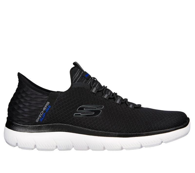 Men's Wide Fit Skechers 232457 Slip-ins Summits High Range Trainers in Black - Image 2