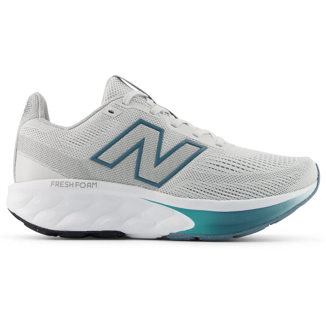 Women's Wide Fit New Balance M5206IE Walking/Running Trainers - Fresh Foam in Light Grey/Teal - Image 2