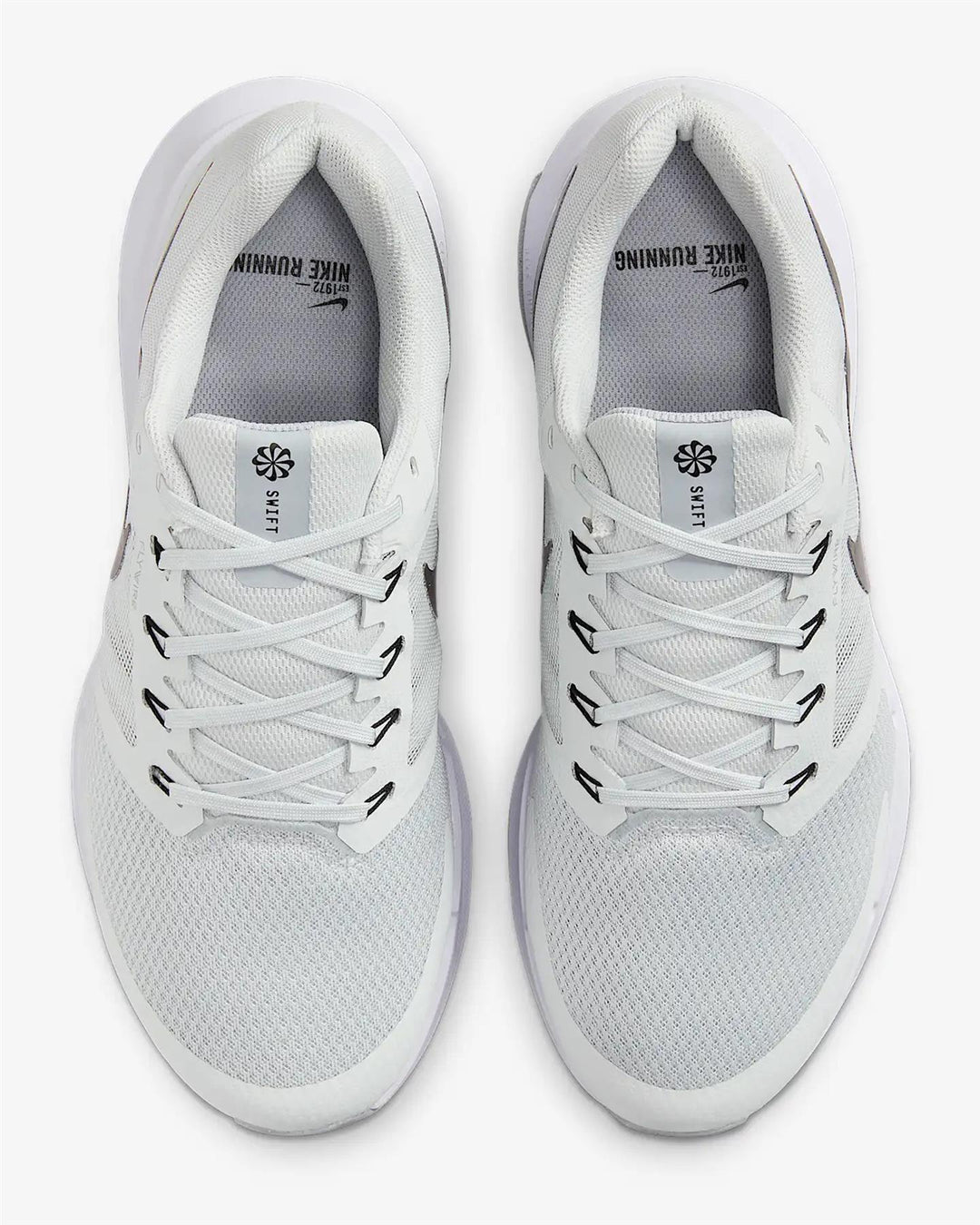 Men's Wide Fit Nike FZ9666-005 Run Swift 3 Running Trainers in Grey/Black - Image 7