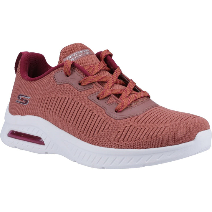 Women's Wide Fit Skechers 117379 Squad Air Sweet Encounter Trainers in Rust - Image 1