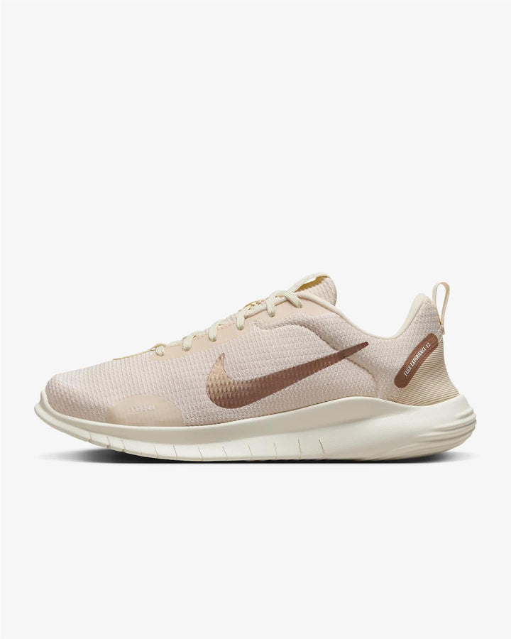 Women's Wide Fit Nike FZ4674-800 Flex Experience Run 12 Running Trainers in Guava Ice - Image 1