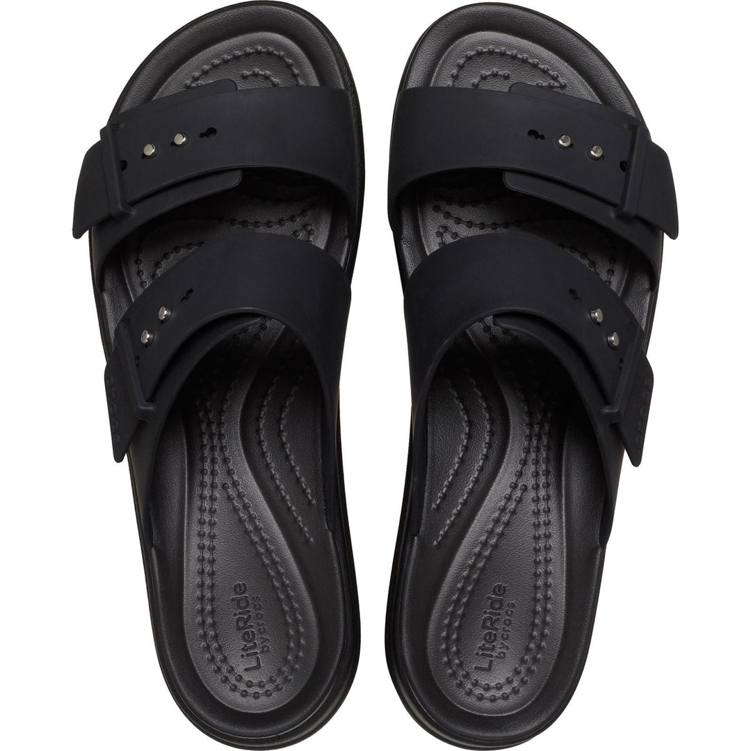 Women's Crocs 207431 Brooklyn Sandals in Black - Image 6