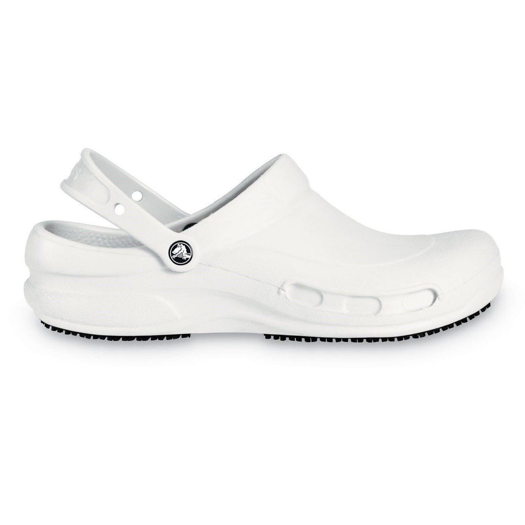 Men's Crocs 10075 Bistro Work Clog Sandals in Black - Image 13