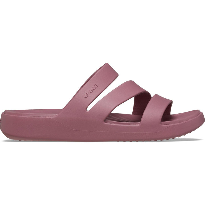 Women's Crocs 209587 Getaway Strappy Slippers in Cassis - Image 1