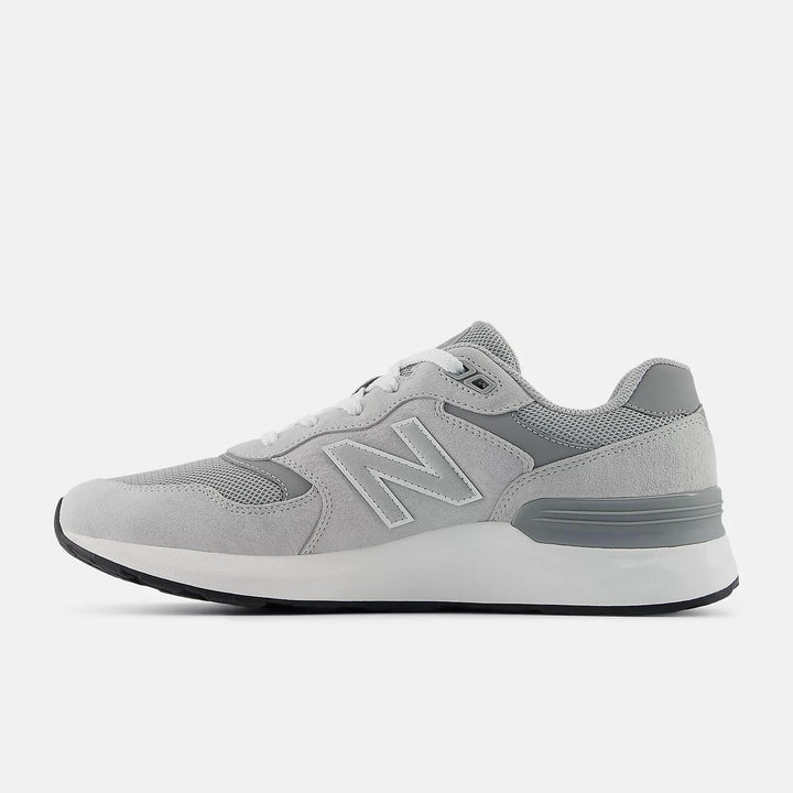 Men's Wide Fit New Balance M8806HE Walking/Running Trainers in Raincloud - Image 1
