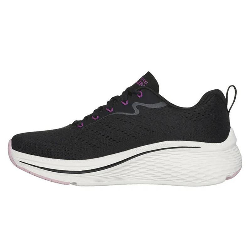 Women's Wide Fit Skechers 129601W Max Cushioning Elite 2.0 Levitate Trainers in Black/Purple - Image 4