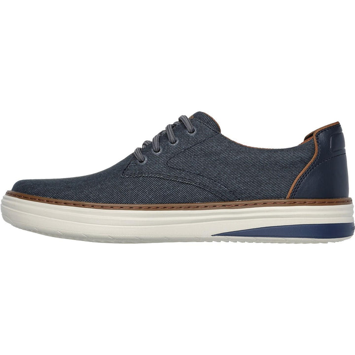 Men's Wide Fit Skechers 205135 Hyland Ratner Shoes in Navy - Image 1