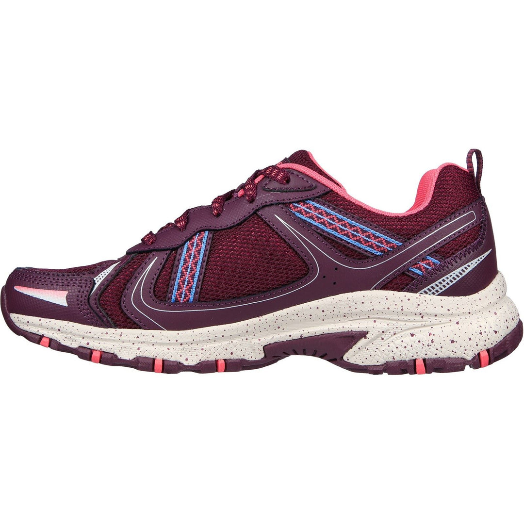 Women's Wide Fit Skechers 149820 Hillcrest Vast Adventure Trainers in Plum - Image 5