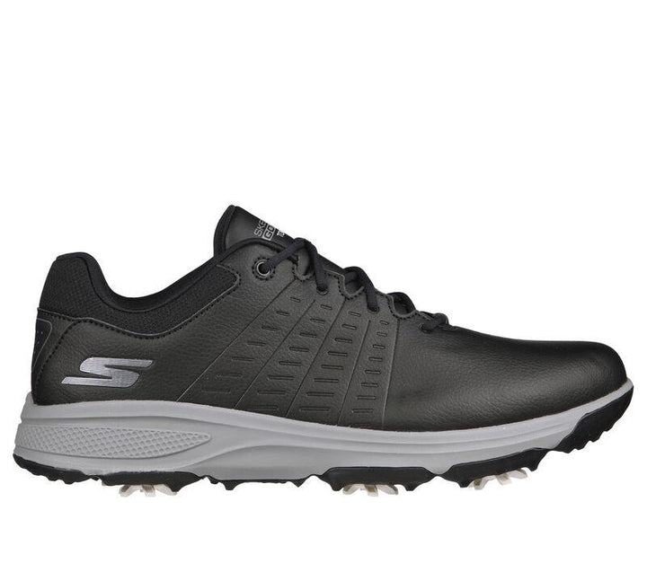 Men's Wide Fit Skechers 214027 Go Golf Torque 2 Trainers in Black/Grey - Image 1
