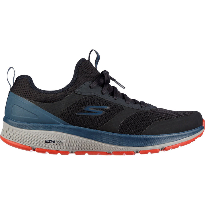 Men's Wide Fit Skechers 220102 GOrun Consistent Trainers - Black/Blue in Black/Blue - Image 1