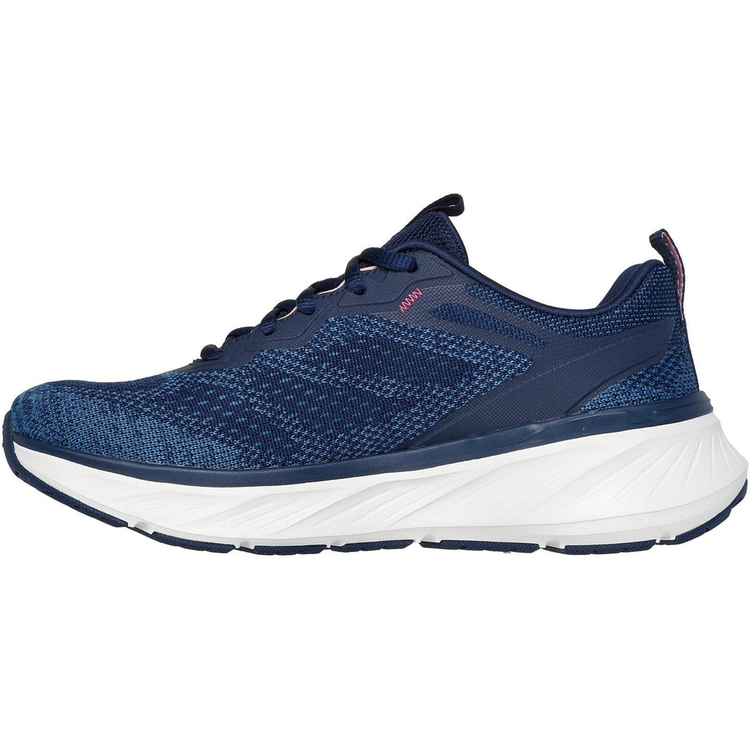 Women's Relaxed Fit Skechers 150471 Edgeride Power Flow Trainers in Black/Lavender - Image 9