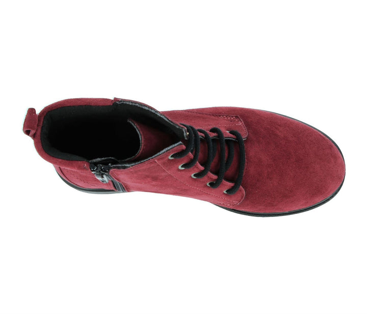 Womens Wide Fit DB Bayeux Boots in Black Nubuck - Image 1