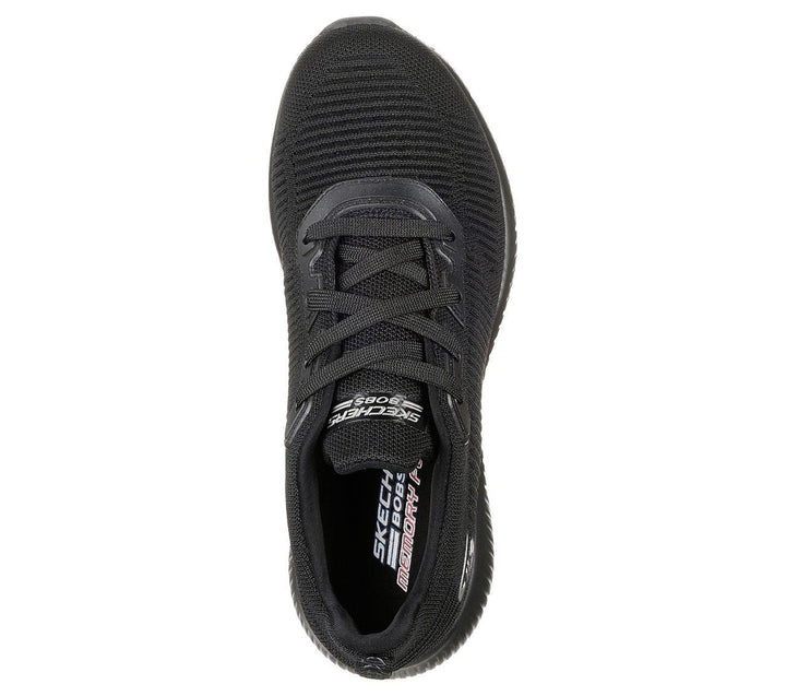 Womens Wide Fit Skechers Bobs Tough Talk-32504 Trainers - Black in Black - Image 1