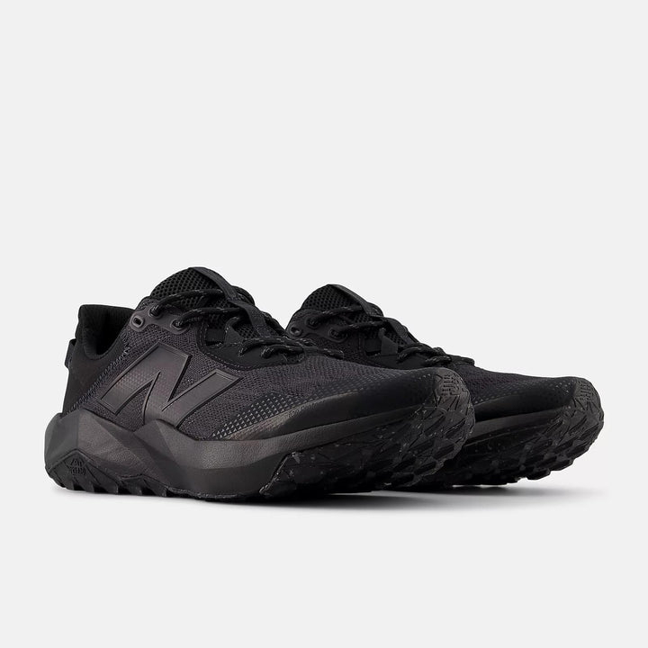 Men's Wide Fit New Balance Dynasoft MTNTRLF6 Trail Walking/Running Trainers in Black - Image 1