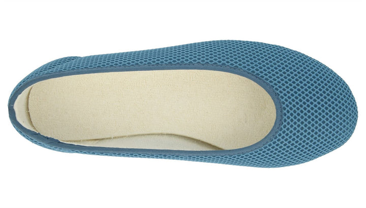 Womens Wide Fit DB Melissa Slippers in Black Textile - Image 1
