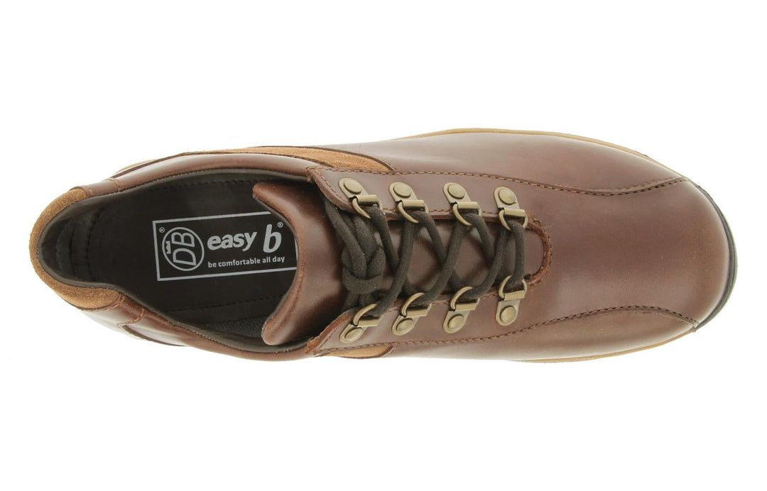 Womens Wide Fit DB Utah Waterproof Hiking Shoes in Brown suede - Image 13
