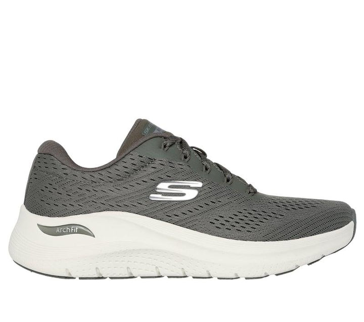 Women's Wide Fit Skechers 150051 Arch Fit 2.0 Big League Trainers - Olive in Olive - Image 1