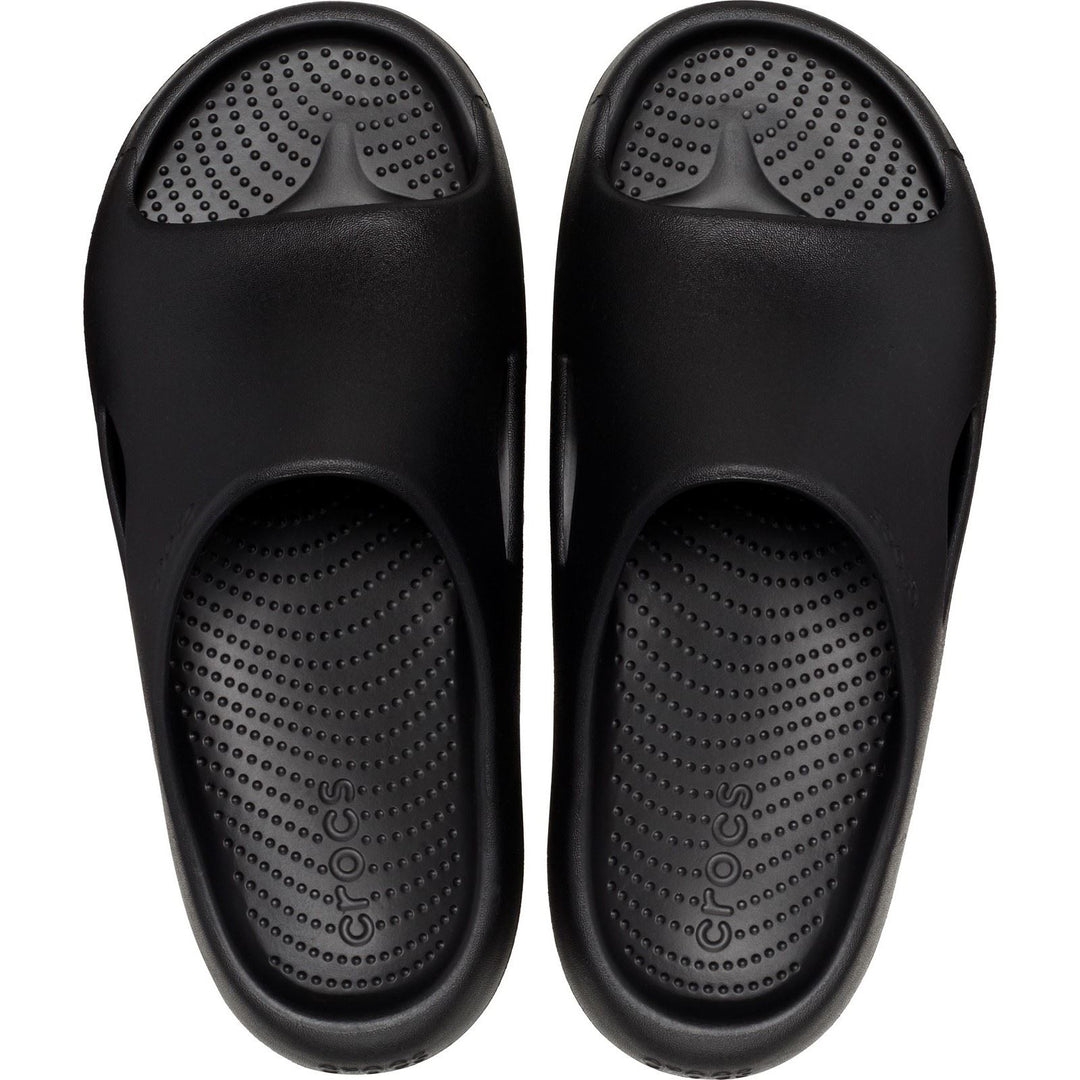 Men's Crocs 208392 Mellow Recovery Slippers in Black - Image 4
