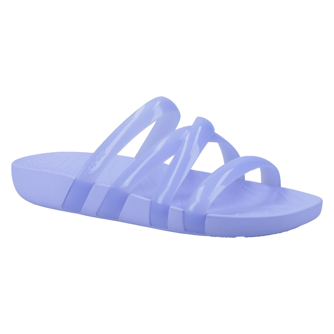 Women's Crocs 208537 Splash Strappy Sandals in Moon Jelly - Image 3