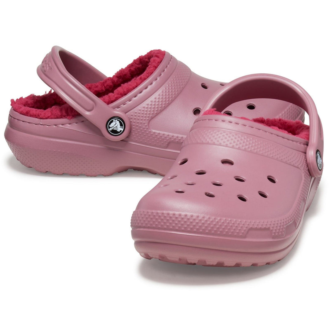 Women's Crocs 203591 Classic Lined Clog Sandals in Cassis - Image 5