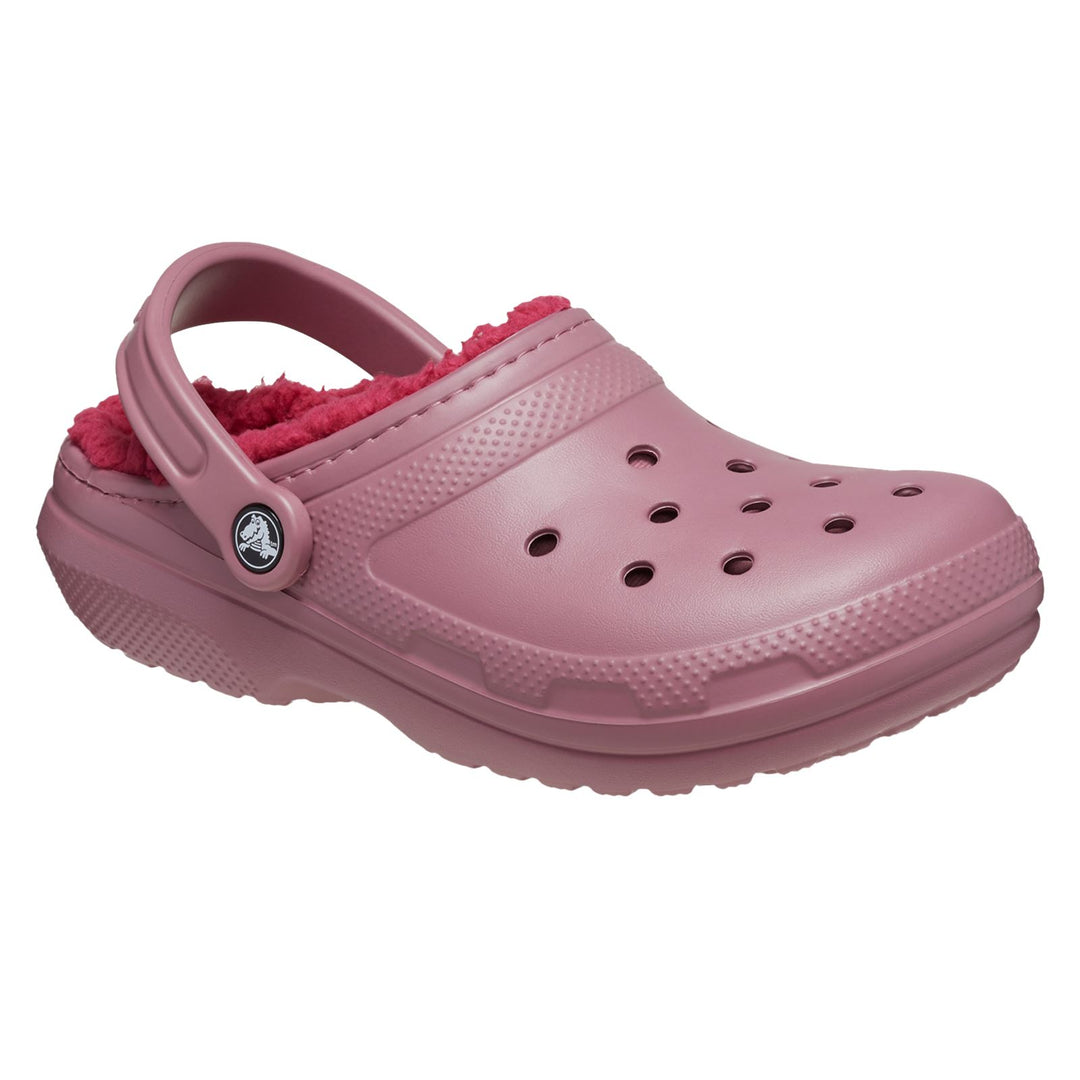 Women's Crocs 203591 Classic Lined Clog Sandals in Cassis - Image 3