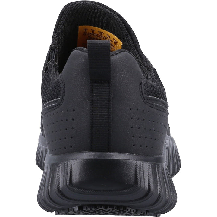 Men's Wide Fit Skechers 200027EC Cicades Occupational Trainers in Black - Image 1