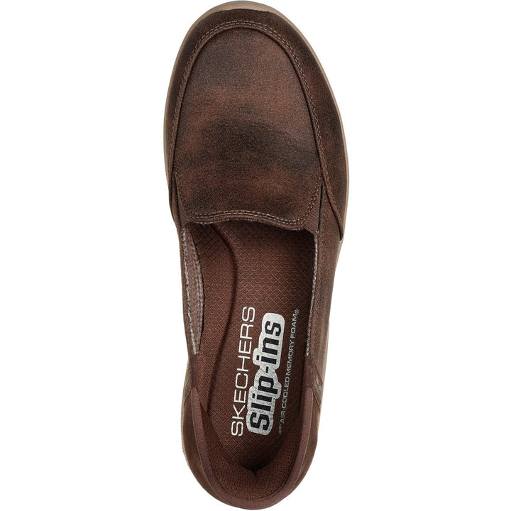 Women's Wide Fit Skechers 158699 Reggae Fest 2.0 Classically Shoes in Chocolate - Image 1