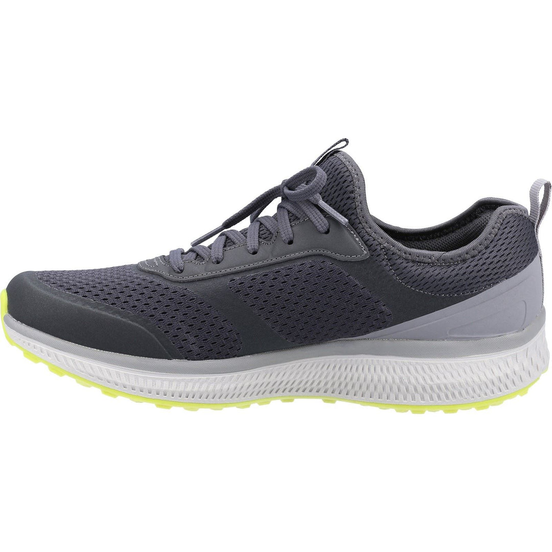 Men's Wide Fit Skechers 220102 GOrun Consistent Trainers - Charcoal/Lime in Charcoal/Lime - Image 4