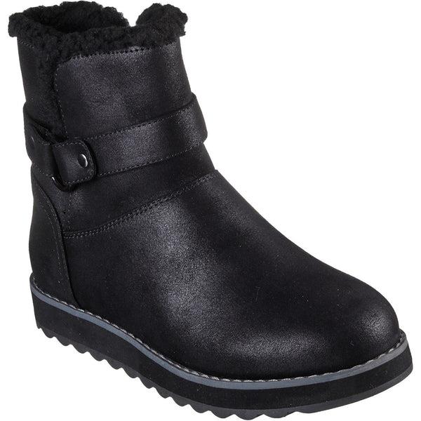 Women's Wide Fit Skechers 167615 Keepsakes 2.0 Boots - Black in Black - Image 1