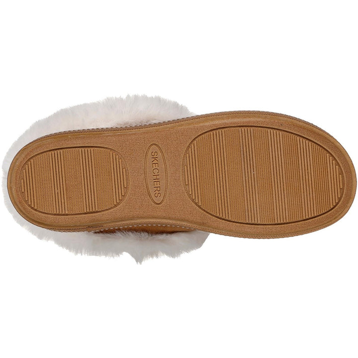 Women's Wide Fit Skechers 169012 Cozy Campfire Winter Nights Slippers in Black - Image 1
