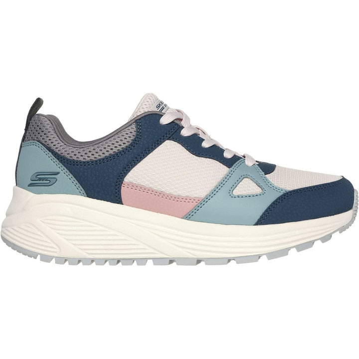 Womens Wide Fit Skechers 117268 Bobs Sparrow 2.0 Retro Clean Trainers in Off White - Image 1