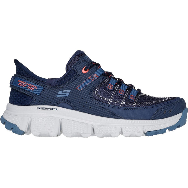 Women's Wide Fit Skechers 180147 Slip-ins Summits At Trainers in Black - Image 1