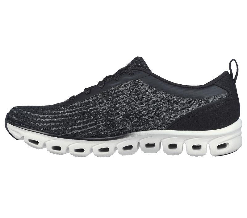 Women's Wide Fit Skechers 104325 Glide Step Sport - Head Start Trainers in Slate - Image 3