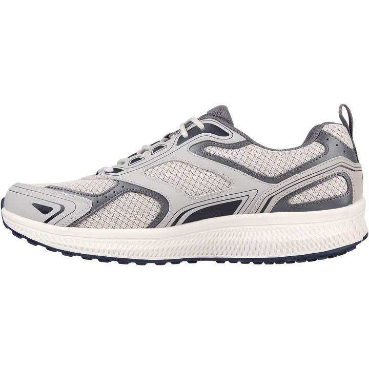 Men's Wide Fit Skechers 220034 Go Run Consistent Wide Trainers in Grey/Navy - Image 1