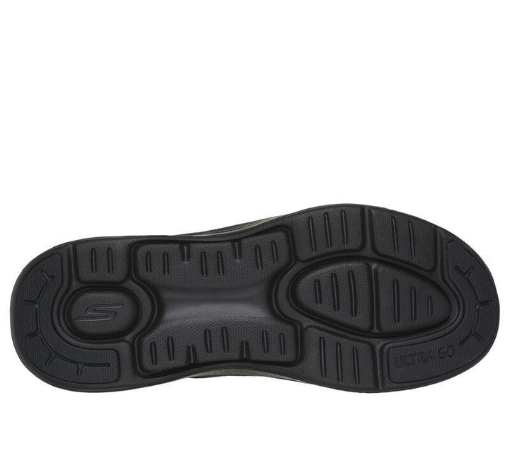 Women's Wide Fit Skechers 144400 Go Walk Arch Fit Cherish Boots in Black - Image 1