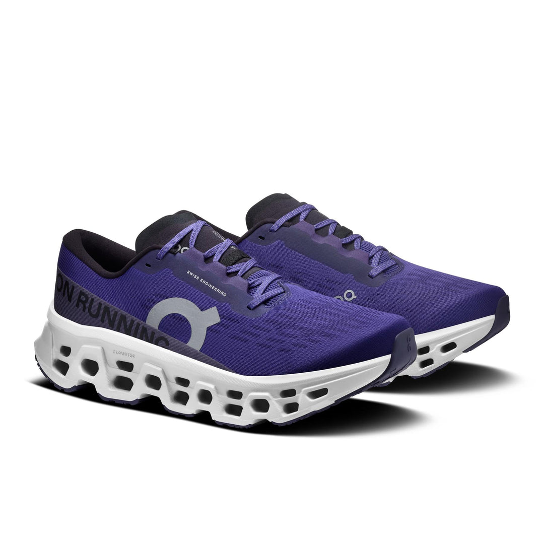 Mens Wide Fit On Cloudmonster 3 Trainers in Black - Image 9