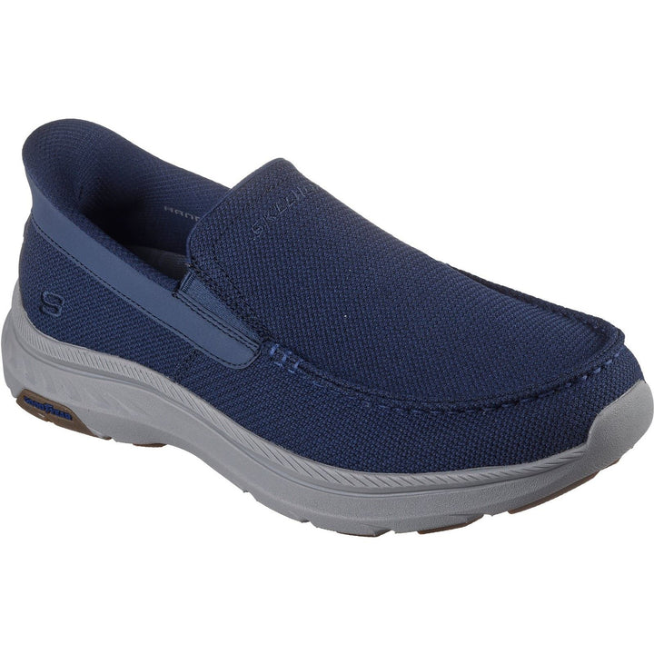 Men's Wide Fit Skechers 205451 Slip-ins Pollard Wilfred Shoes in Navy - Image 1
