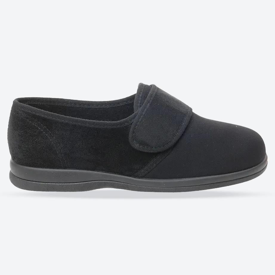 Women's Wide Fit Cosyfeet Spicy Shoes in Black - Image 1