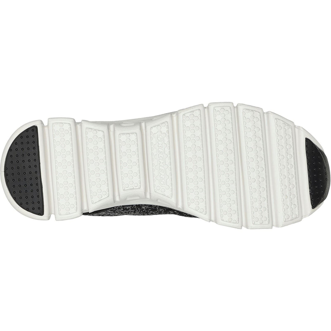 Women's Wide Fit Skechers 104325 Glide-Step Head Start Trainers - Black in Black - Image 6