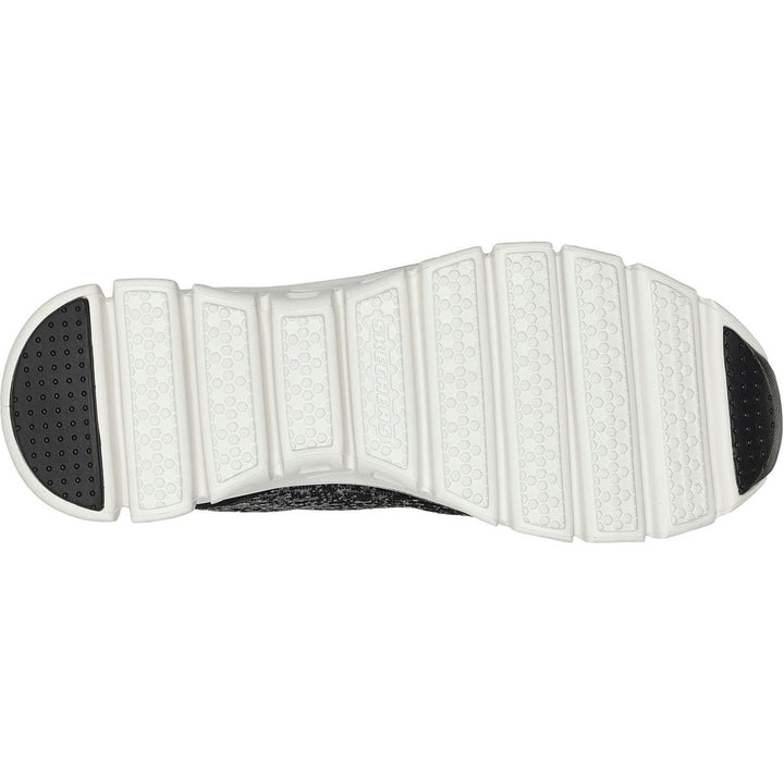 Women's Wide Fit Skechers 104325 Glide-Step Head Start Trainers - Black in Black - Image 1