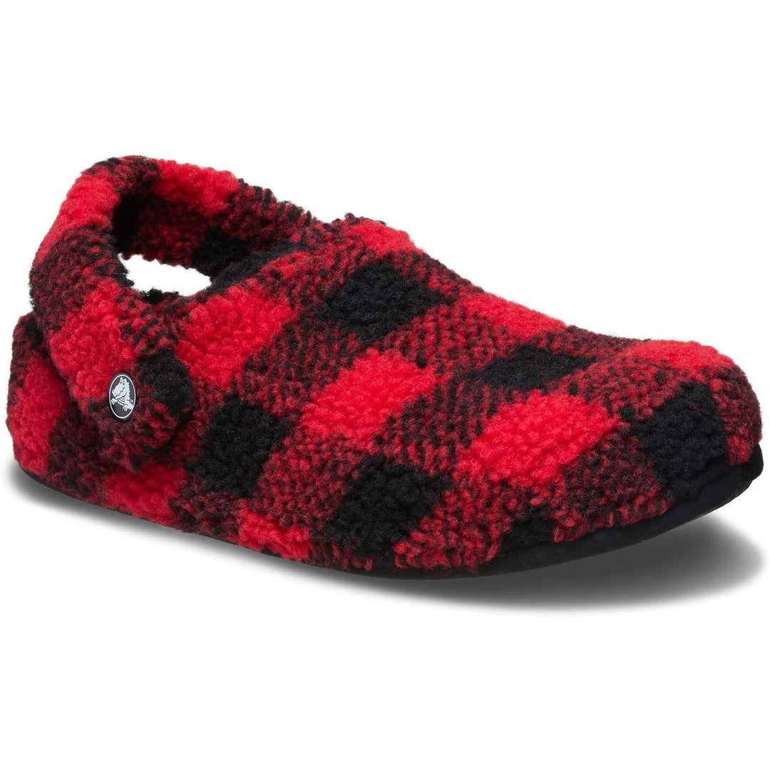Men's Crocs 210755 Classic Cozzzy Slippers in Varsity Red/Black - Image 3