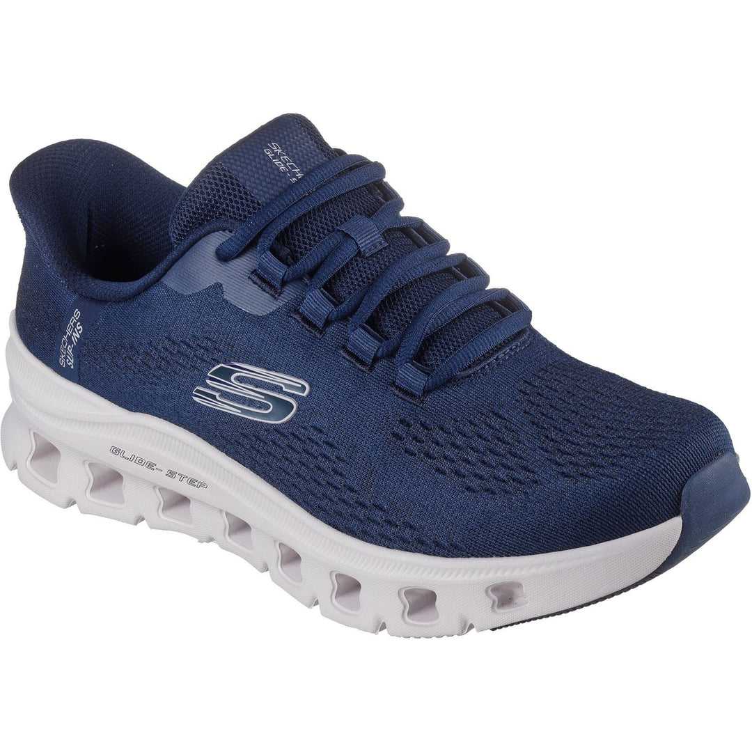Men's Wide Fit Skechers 232941 Slip-ins Glide Step Pro Elron Trainers in Navy - Image 3